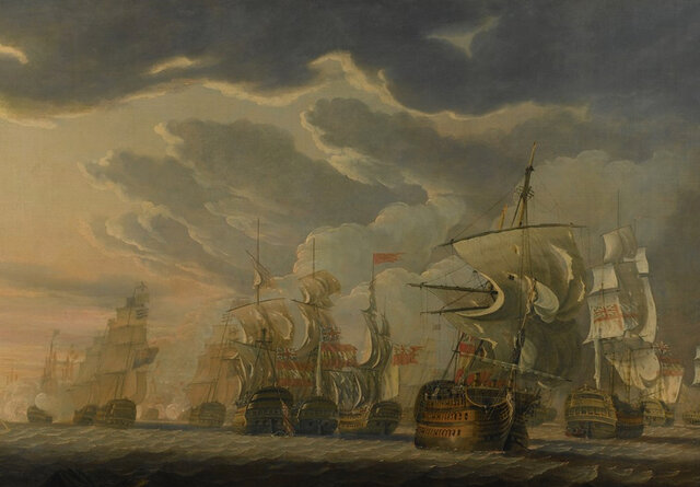 España entra en guerra con Reino Unido. Batalla en el cabo de San Vicente (victoria británica)