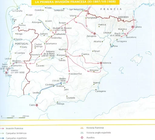 Tratado de Fontainebleau para el reparto de Portugal entre España y Francia
