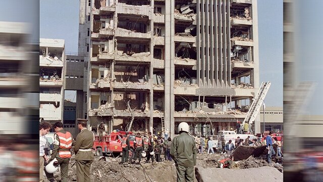 Bomba en el edificio del DAS