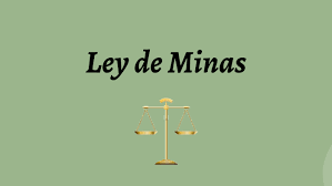 Ley de minas