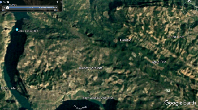 El Cañón del Sumidero en 1985