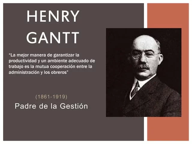 HENRY GANTT *REPRESENTATIVA*
