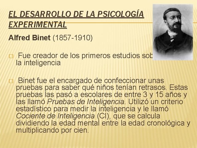 ALFRET BINET  MORA, J; MARTIN, M.(2007). La Escala de Inteligencia de Binet y Simon (1905) su recepción por la Psicología posterior. Revista de historia de la piscología,vol.28,Num2/3,p 307-313. https://dialnet.unirioja.es/descarga/articulo/2384629.pdf