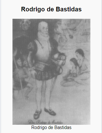 Rodrigo de Bastidas - Descubrió Panamá