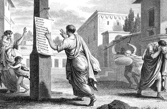 Le Proscrizioni Sillane