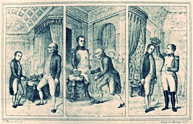 Abdicaciones de Bayona. José I Bonaparte rey de España