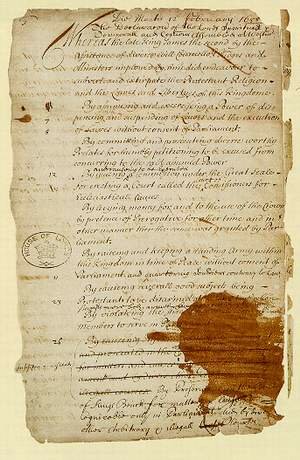 Declaración de Derechos de 1689