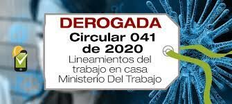 Circular 041 de 2020