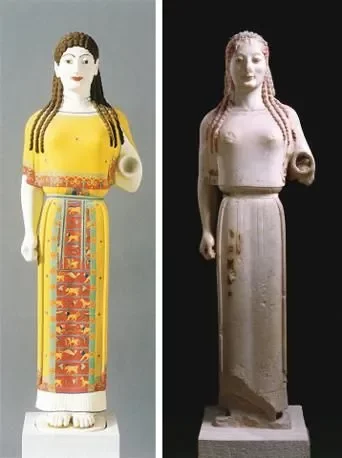 La kore con il peplo