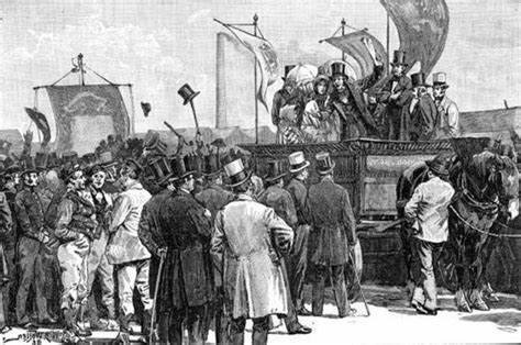 El movimiento cartista envía “La Carta del Pueblo” al Parlamento británico.