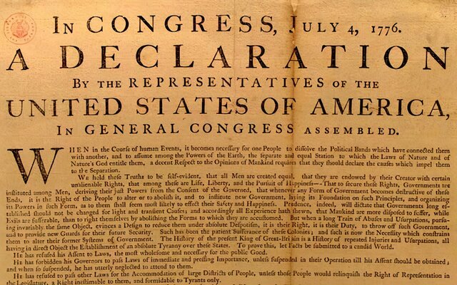 Declaración de Independencia de Estados Unidos