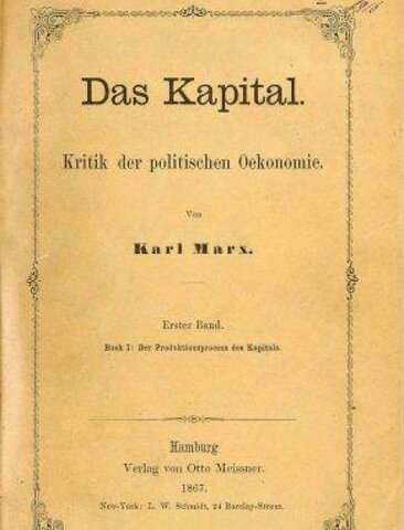 Publicación de “El Capital” de Marx y Engels