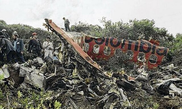 BOMBA VUELO 203 DE AVIANCA