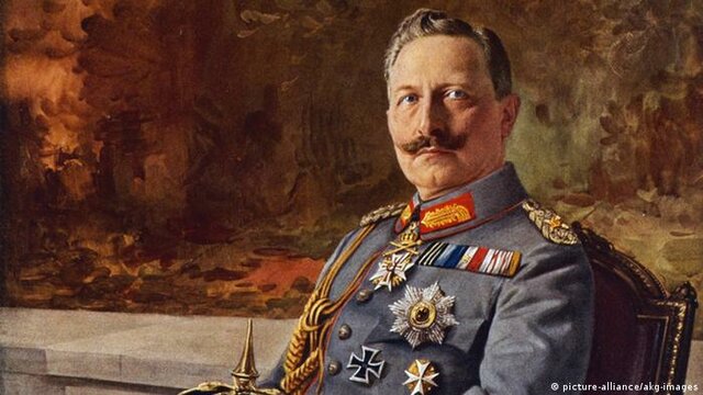 El Kaiser Guillermo II es proclamado emperador de todos los territorios conquistados