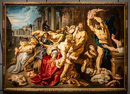"Masacre de los inocentes" artelana (Rubens)