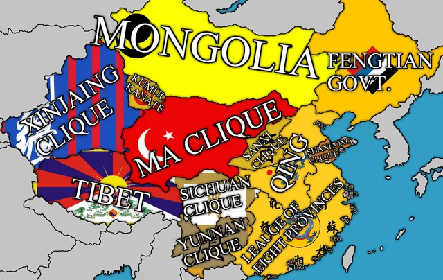 La Dinastía Quing gana en China