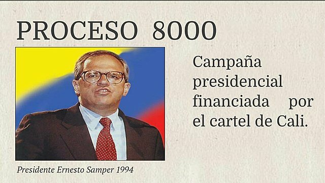 Proceso 8.000 en Colombia