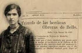 Huelga de las obreras de Bello