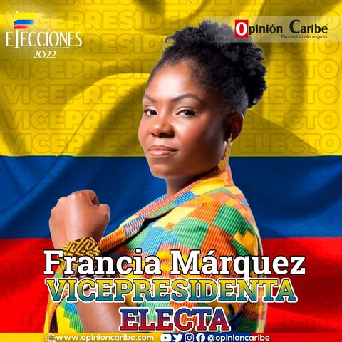 Mujer: Primera VICEPRESIDENTA DE COLOMBIA AFROCOLOMBIANA