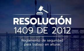 RESOLUCION 1409 DE 2012