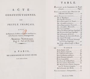 Constitució dels Jacobins