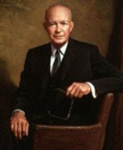 Eisenhower sends supplies to France