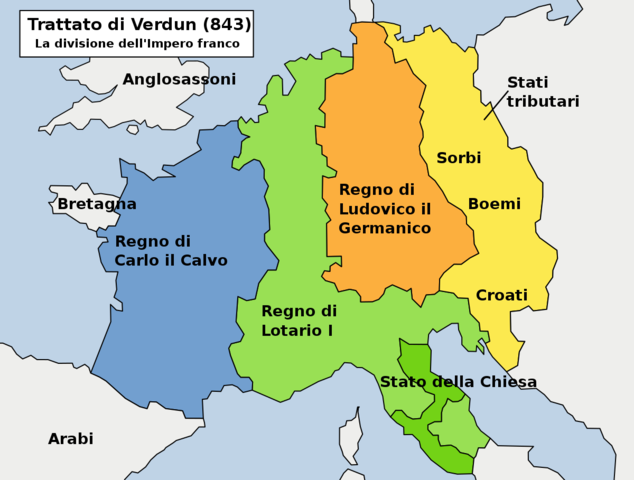 Fine dell'unità dell'Impero