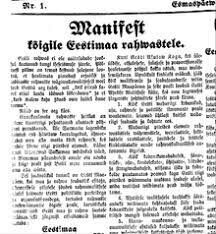 Eesti iseseisvusmanifest