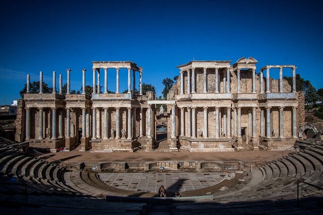 ROMA.  Teatro romano de Mérida