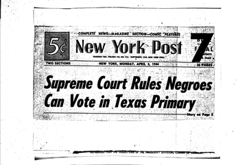 End of White Primaries