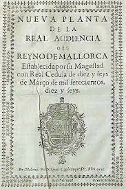 Decreto De Nueva Planta Para Mallorca