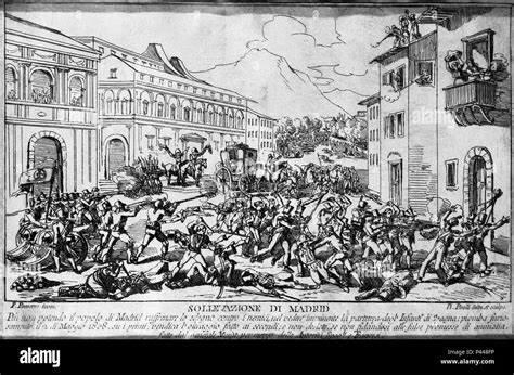 Sublevación del 2 de mayo e inicio de la guerra de la Independencia.