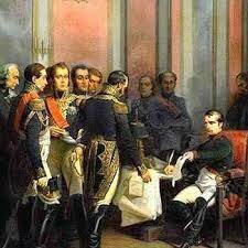 Tratado de Fontainebleau para el reparto de Portugal entre España y Francia.