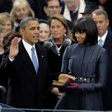 Barrack Obama is inaugurated