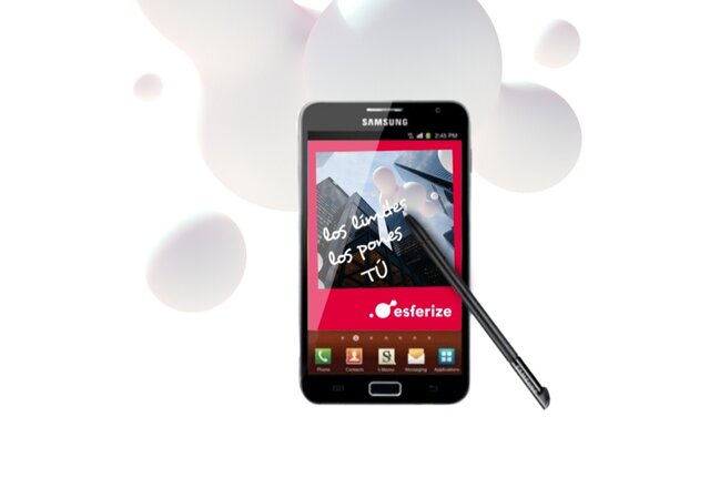 Samsung galaxi note-> primer phatblet telefono inteligente