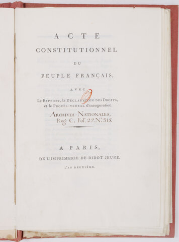 Constitución democrática de 1793