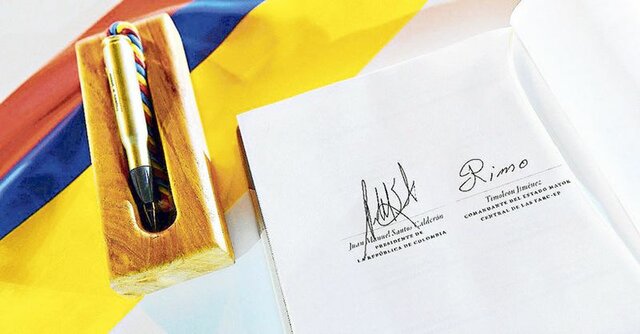 2016 Firma del Acuerdo de Paz