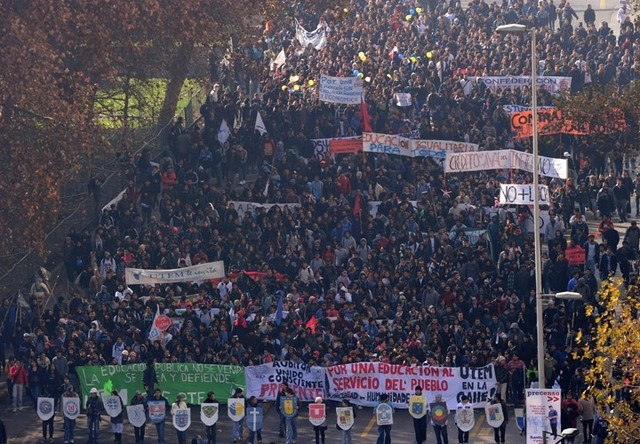 Murió un joven chileno en protestas estudiantiles