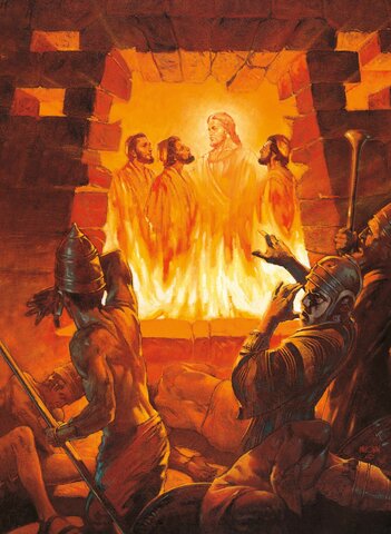 Shadrach, Meshach, and Abednego in the Fiery Furnace