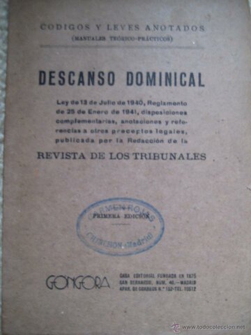 Llei del descans dominical