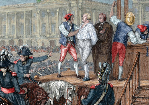 Execussió de Lluís XVI i la família reial.