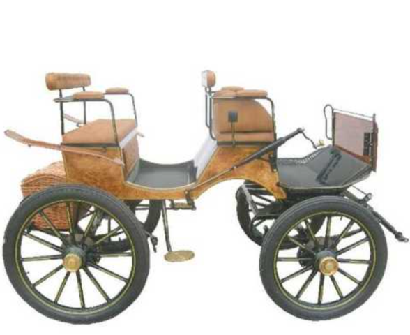 faetón de cuatro plazas de vapor