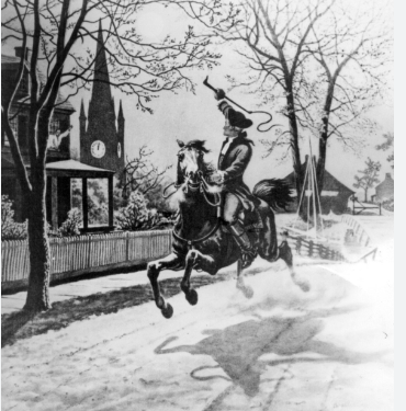 Midnight ride of Paul Revere