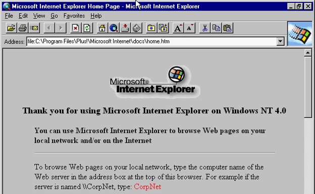 Internet explore