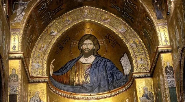 MOSCAICS DE L'ABSIS DE LA CATEDRAL DE MONREALE