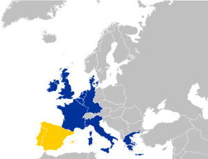 Incorporación de España y Portugal