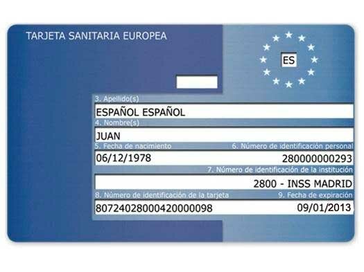 Tarjeta Sanitaria Europea