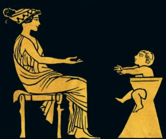 En Grecia: infancia y adolescencia