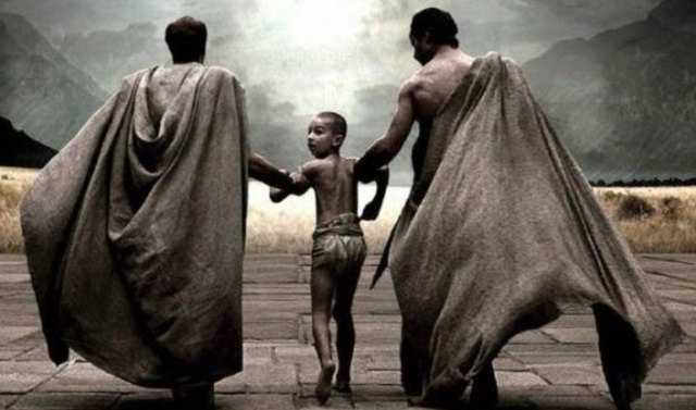 En Esparta: infancia y adolescencia