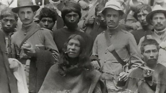 1914-1918 Lucha agraria indigena
